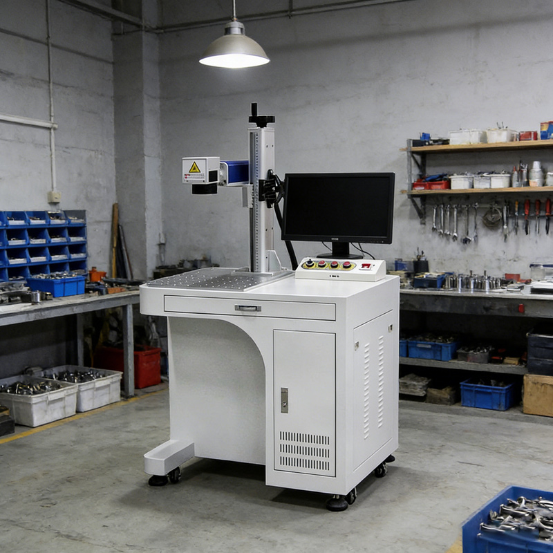 Industrial Laser Marking Machine - Mesin Penanda Laser Serat 50W CNC