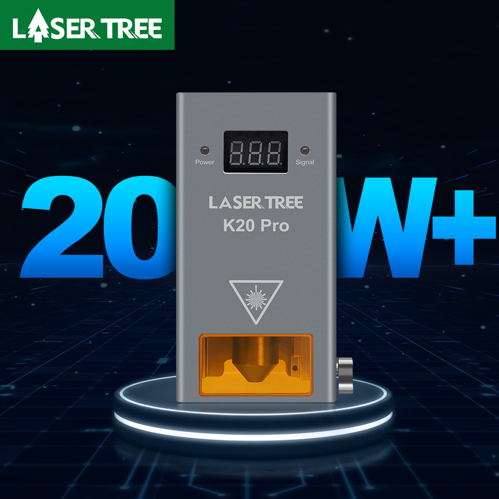 Industrial Laser Engraver - Pohon LASER K20 20W, kepala Laser