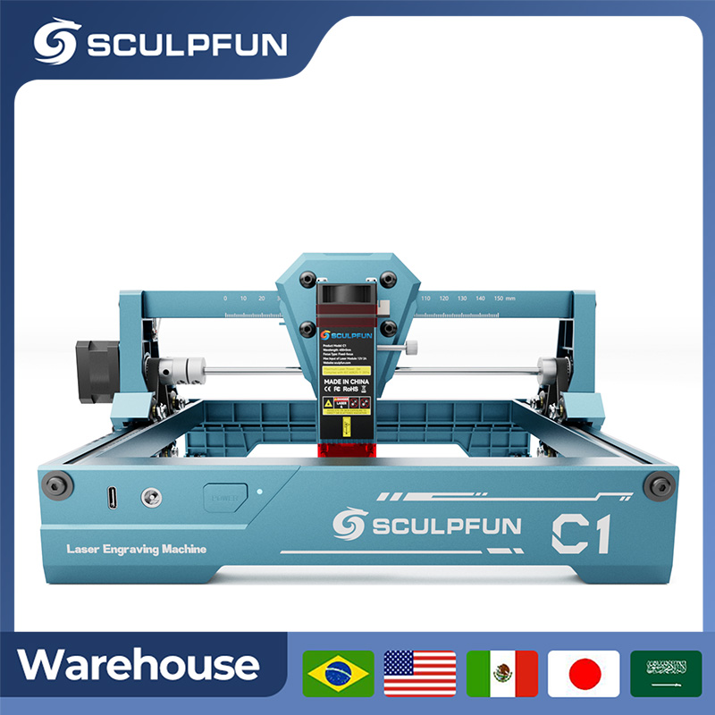 Industrial Laser Engraver - Sculpfun 3W C1 Mini Mesin Pengukir