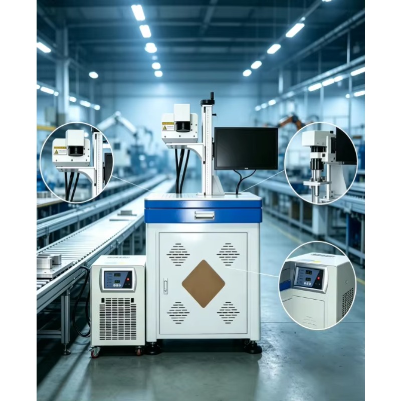 Industrial Laser Marking Systems - Kabinet Laser All-in-One Penanda Laser UV