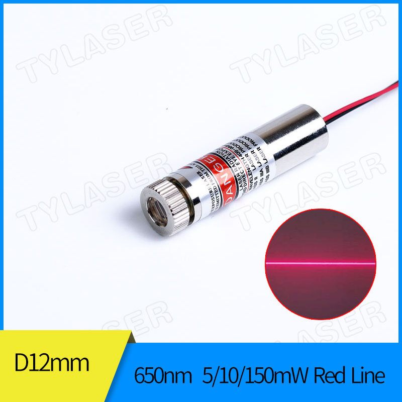 Industrial Laser Line - Focused 12mm 650nm Laser merah Locator