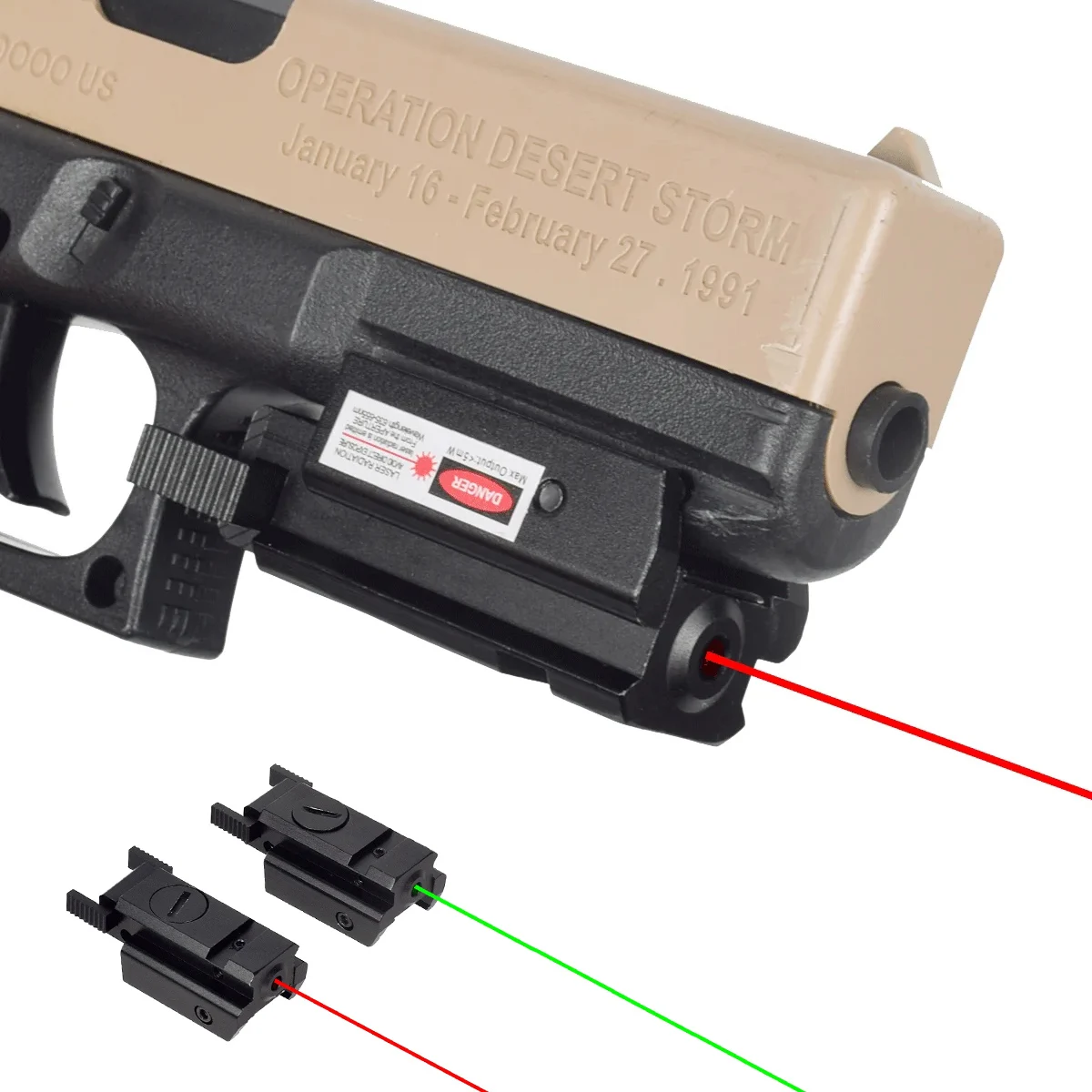 Industrial Laser Pointer - Pistol Taktis Red Dot Green Laser