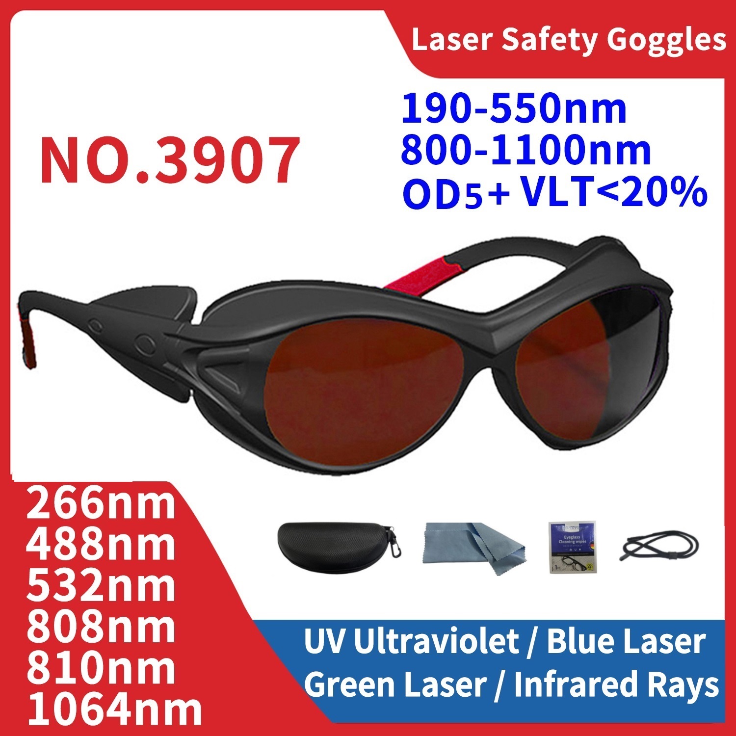 Industrial Yag Laser - Kacamata Laser Kacamata Pelindung Keselamatan Industri