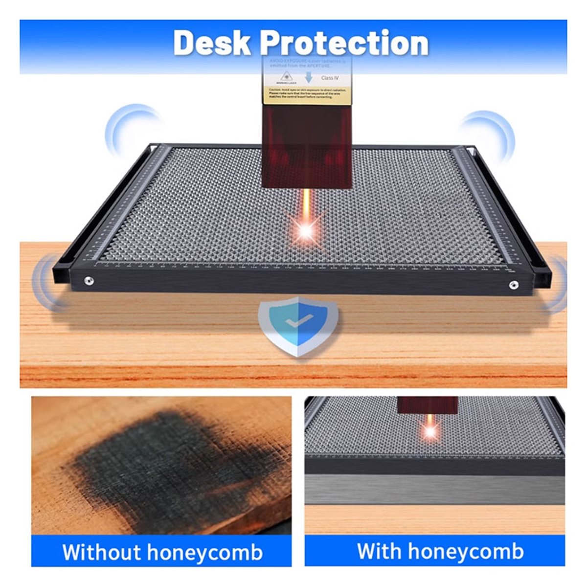 Meja Kerja Sarang Lebah Laser  - Honeycomb Laser Bed ulasan dan harga
