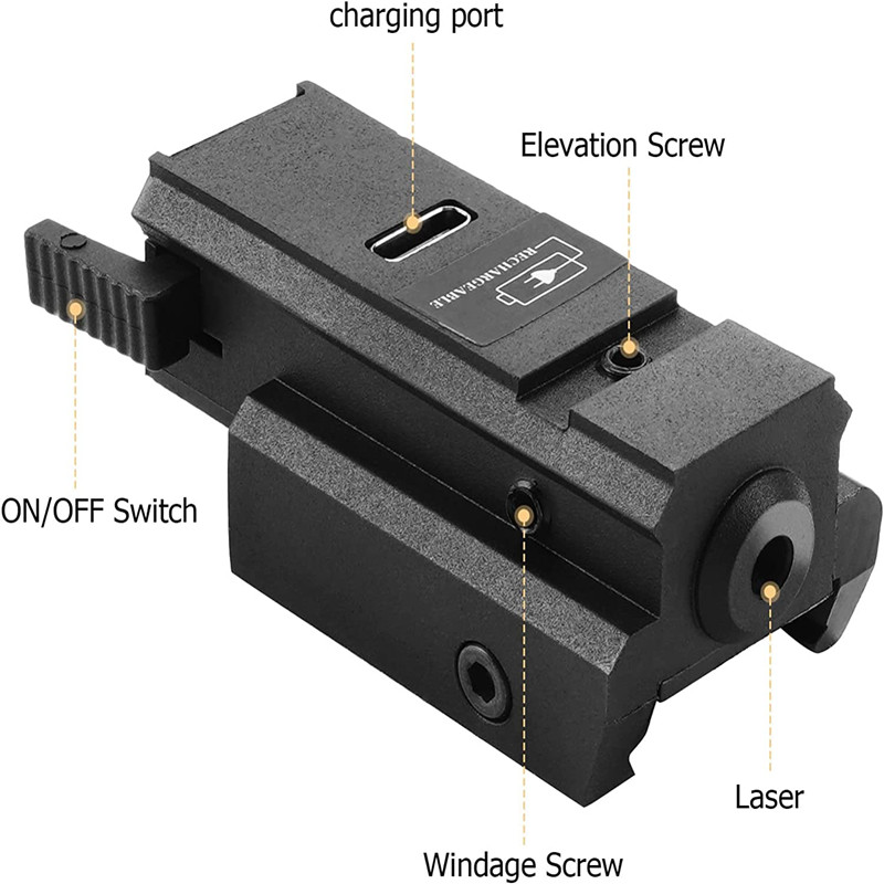 Pengisi Daya USB Taktis Mini L - Industrial Laser Pointer ulasan dan harga