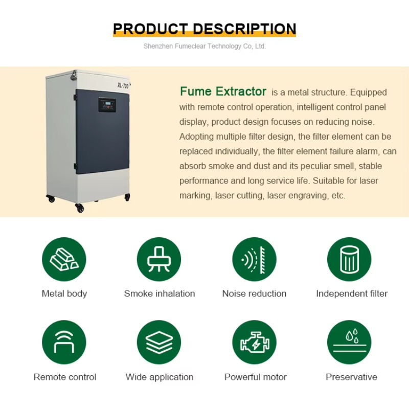 XL700 Laser dan Penghisap Debu - Industrial Laser Supply ulasan dan harga