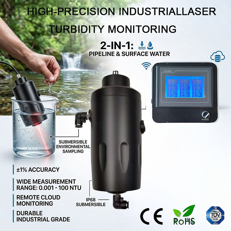 Sensor Kekeruhan Air Submersib - Industrial Lasers ulasan dan harga