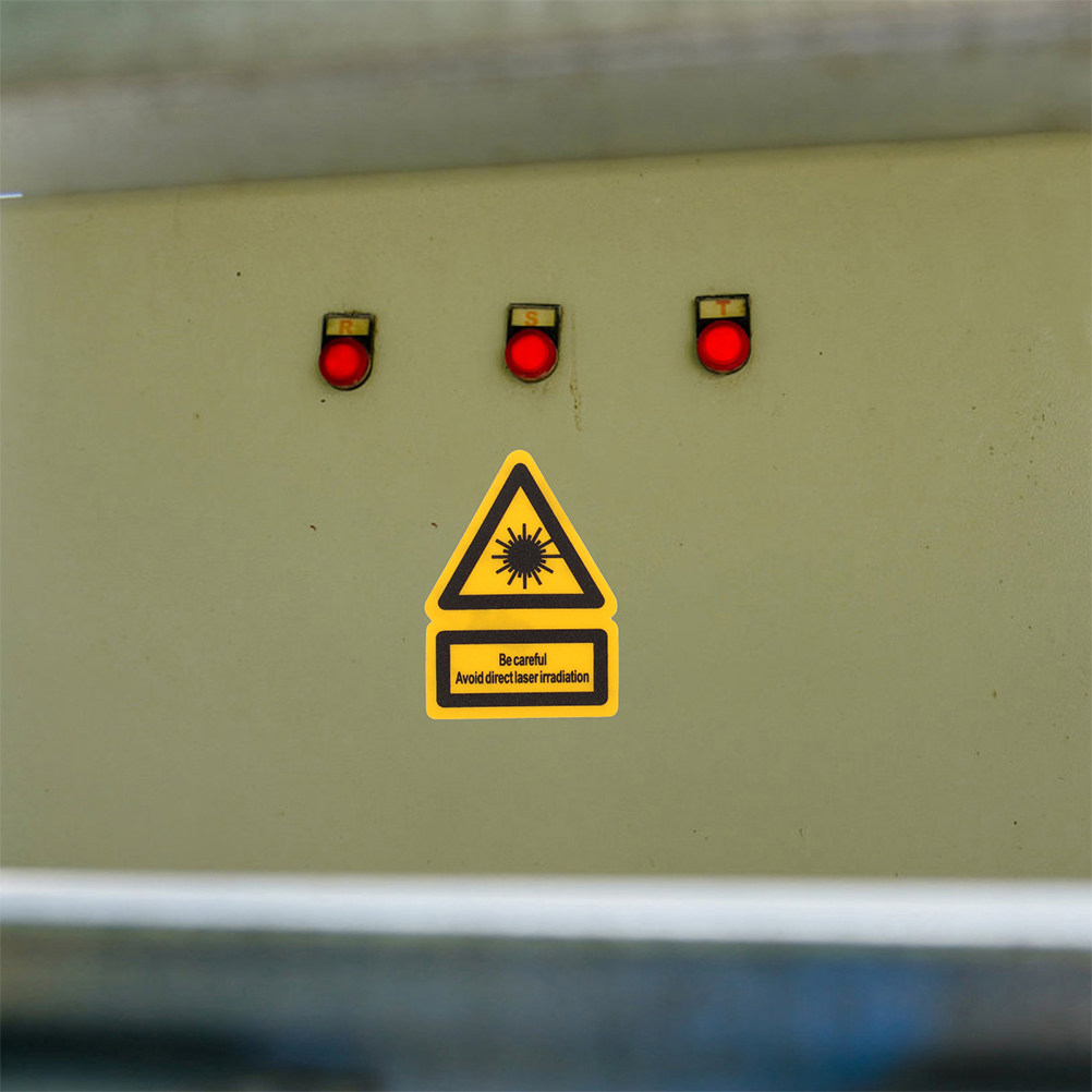 2 Buah Label Peringatan Laser  - Industrial Lasers ulasan dan harga