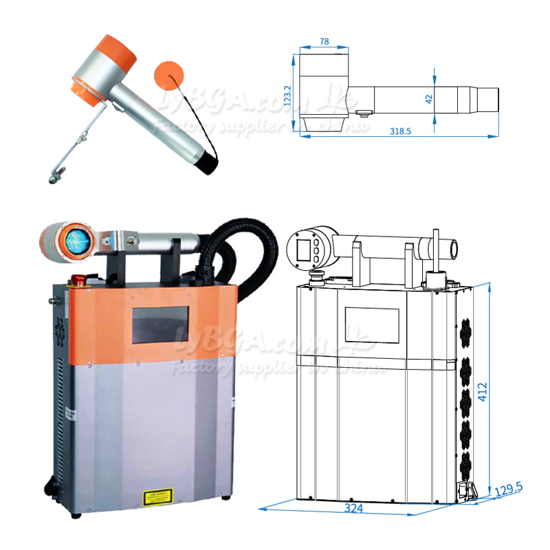 Mesin Pembersih Laser Pulsa LY - Industrial Lasers ulasan dan harga