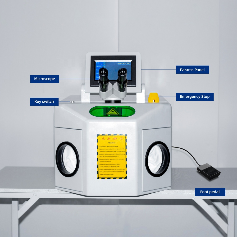 Mesin Las Laser YAG Mini Deskt - Industrial Yag Laser ulasan dan harga