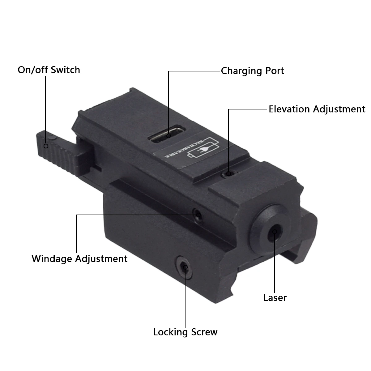 Penunjuk Laser Merah Hijau USB - Industrial Laser Pointer ulasan dan harga